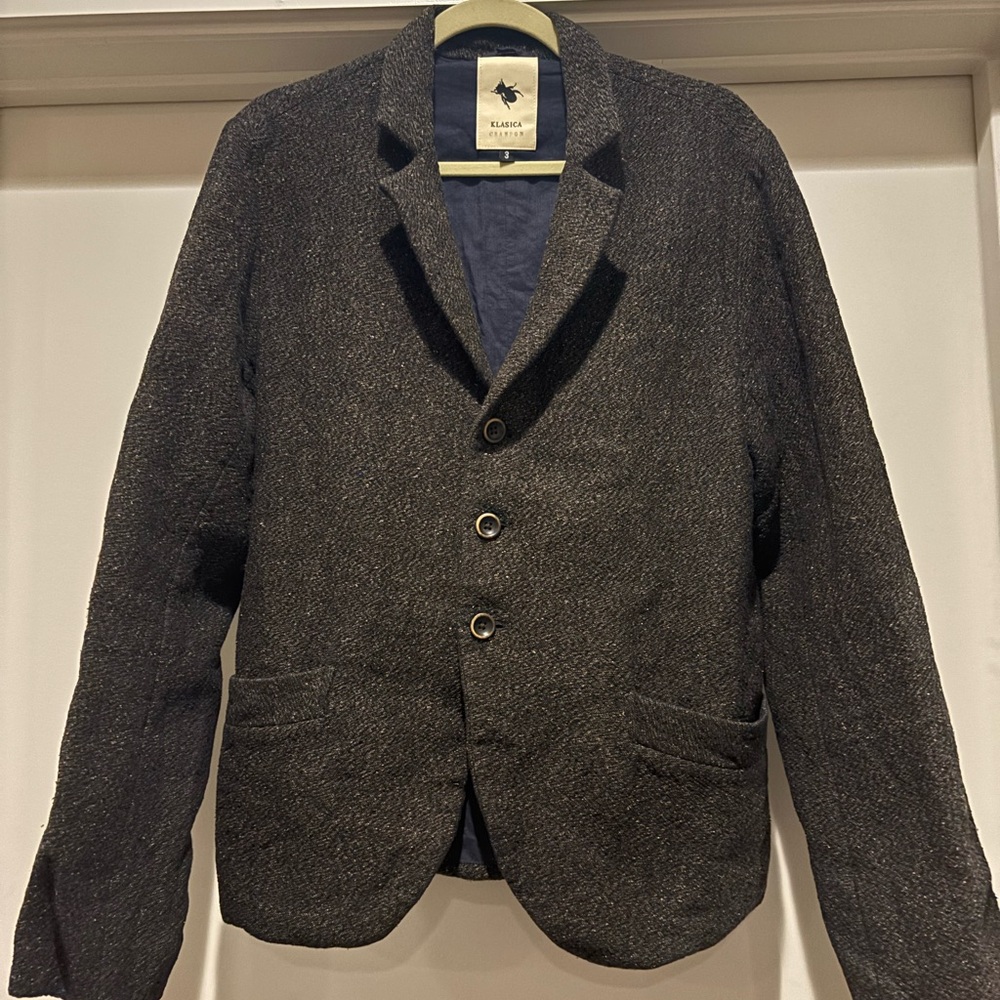Klasica Men's Black Blazer